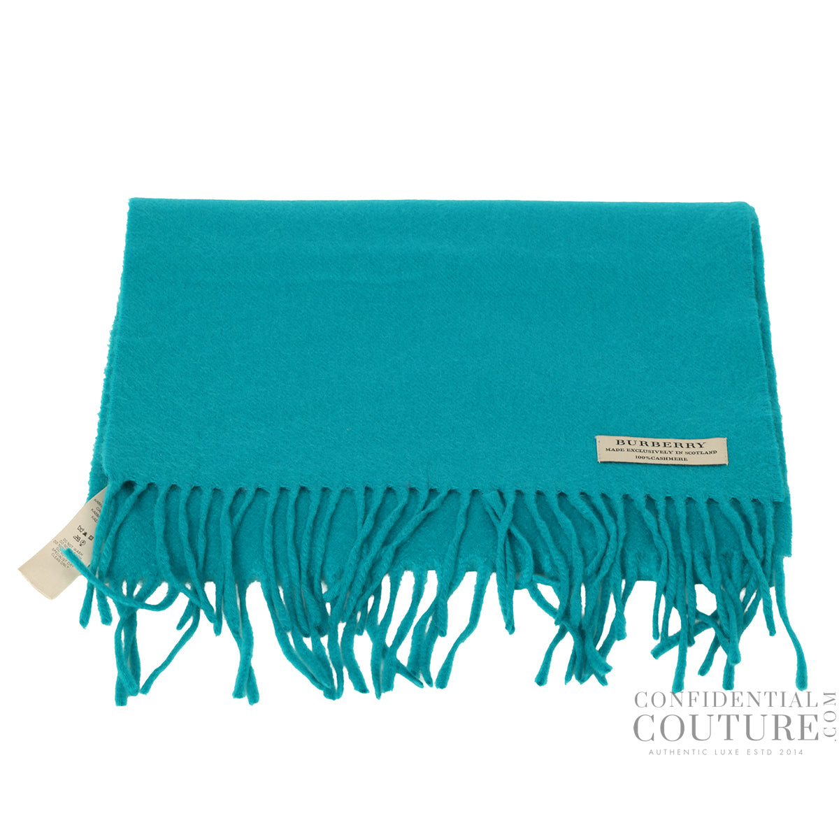 Sea Green 100% Cashmere Scarf