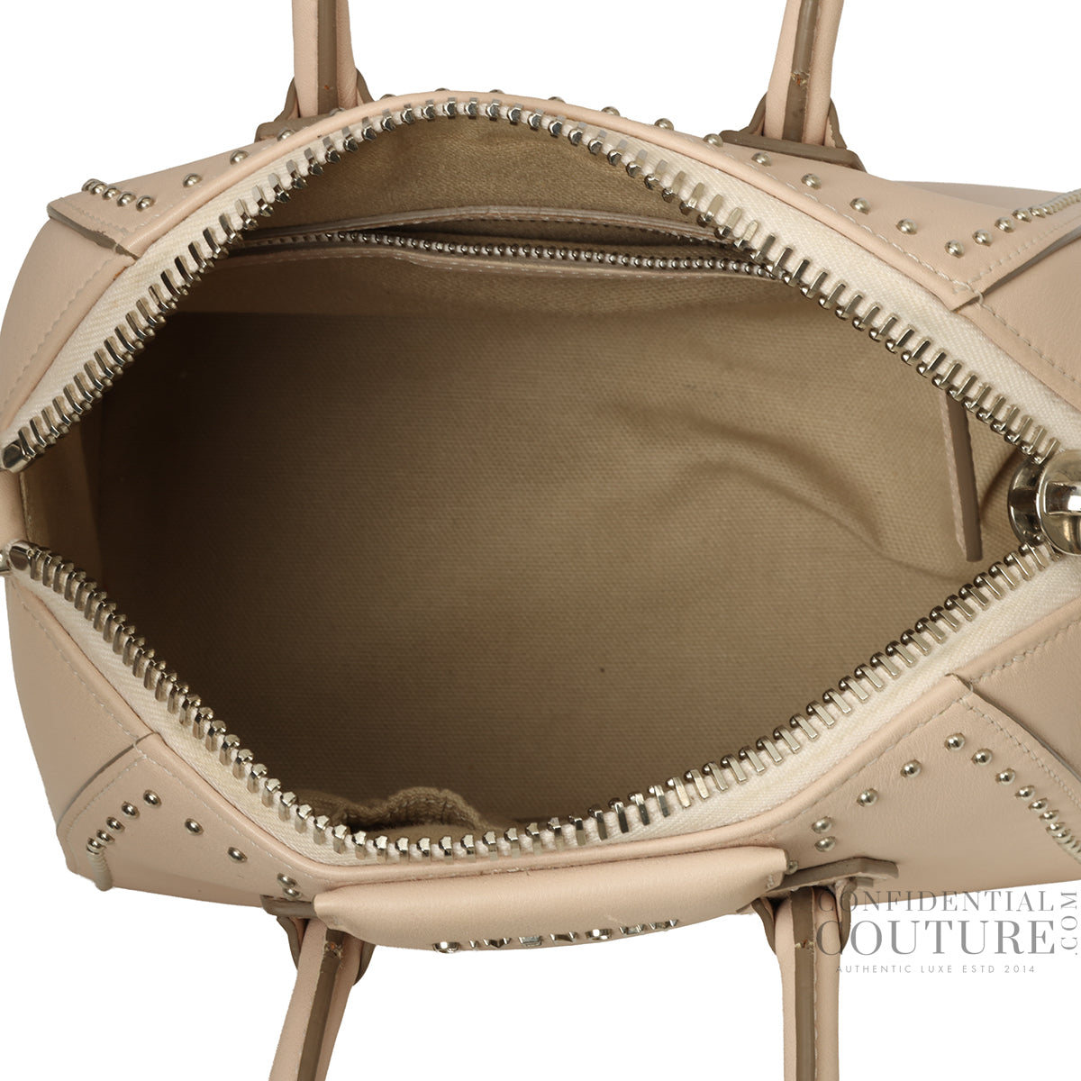 Nude Mini Studded Antigona Bag