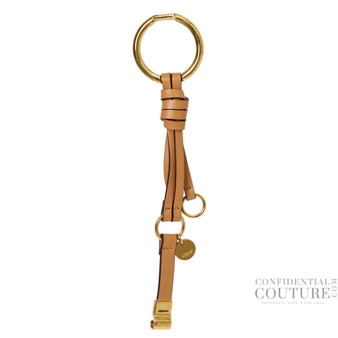 Faye Loop Tan Leather Fringe Bracelet