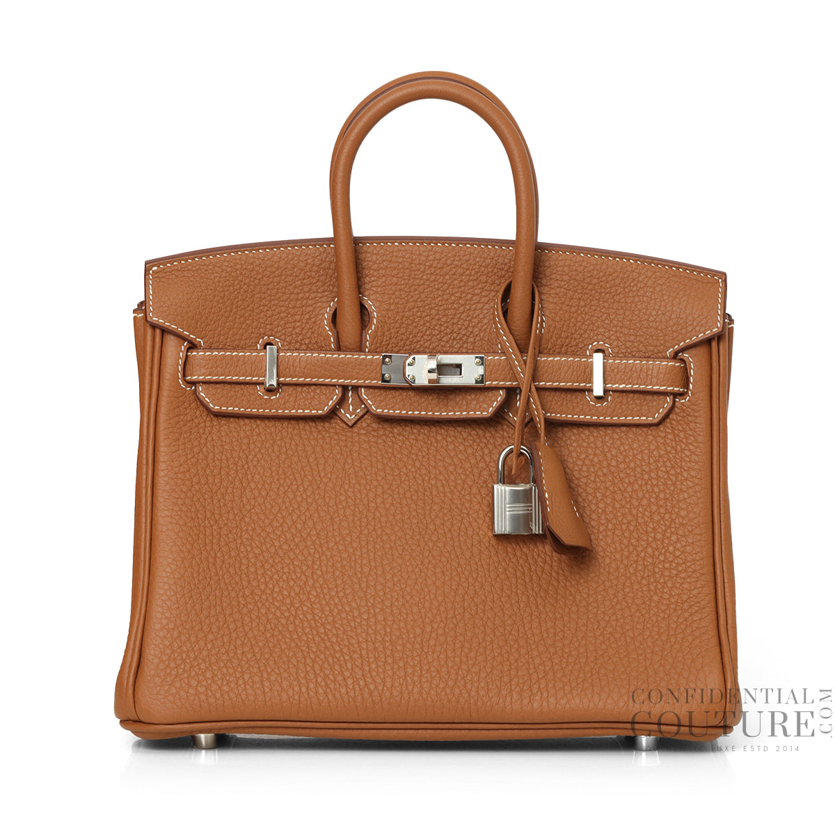 Birkin 25 Gold with Palladium Hardware Bag K Stamp