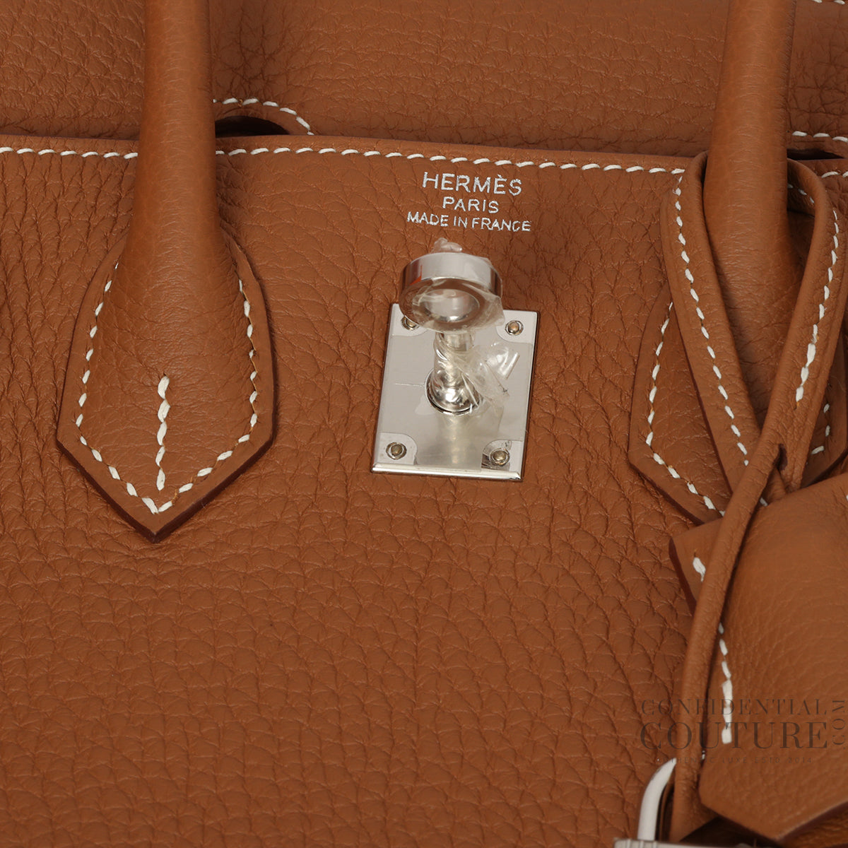 Birkin 25 Gold with Palladium Hardware Bag K Stamp