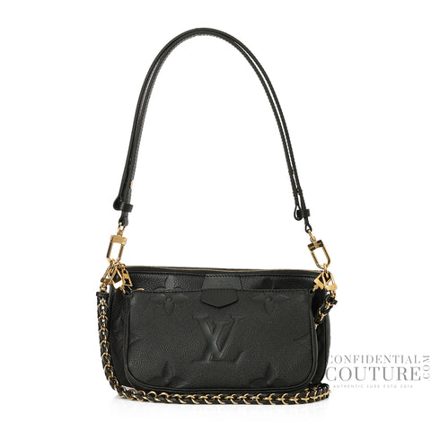 Multi-Pochette Accessories Black Monogram Empreinte