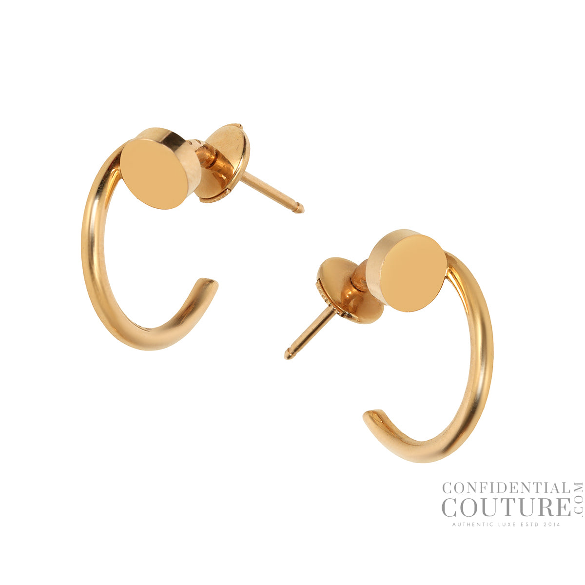Juste un Clou Hoop Earrings in 18K Yellow Gold | Small Model