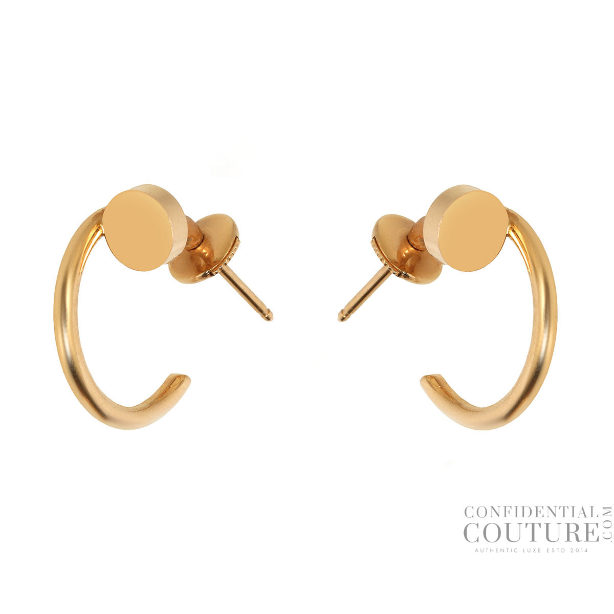 Juste un Clou Hoop Earrings in 18K Yellow Gold | Small Model