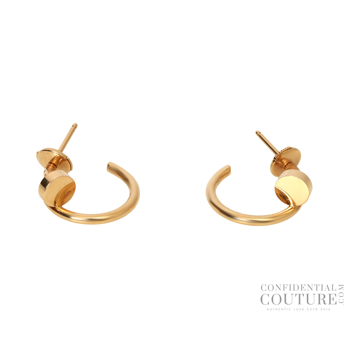 Juste un Clou Hoop Earrings in 18K Yellow Gold | Small Model