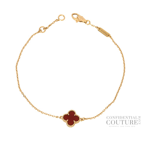 Sweet Alhambra Carnelian Bracelet