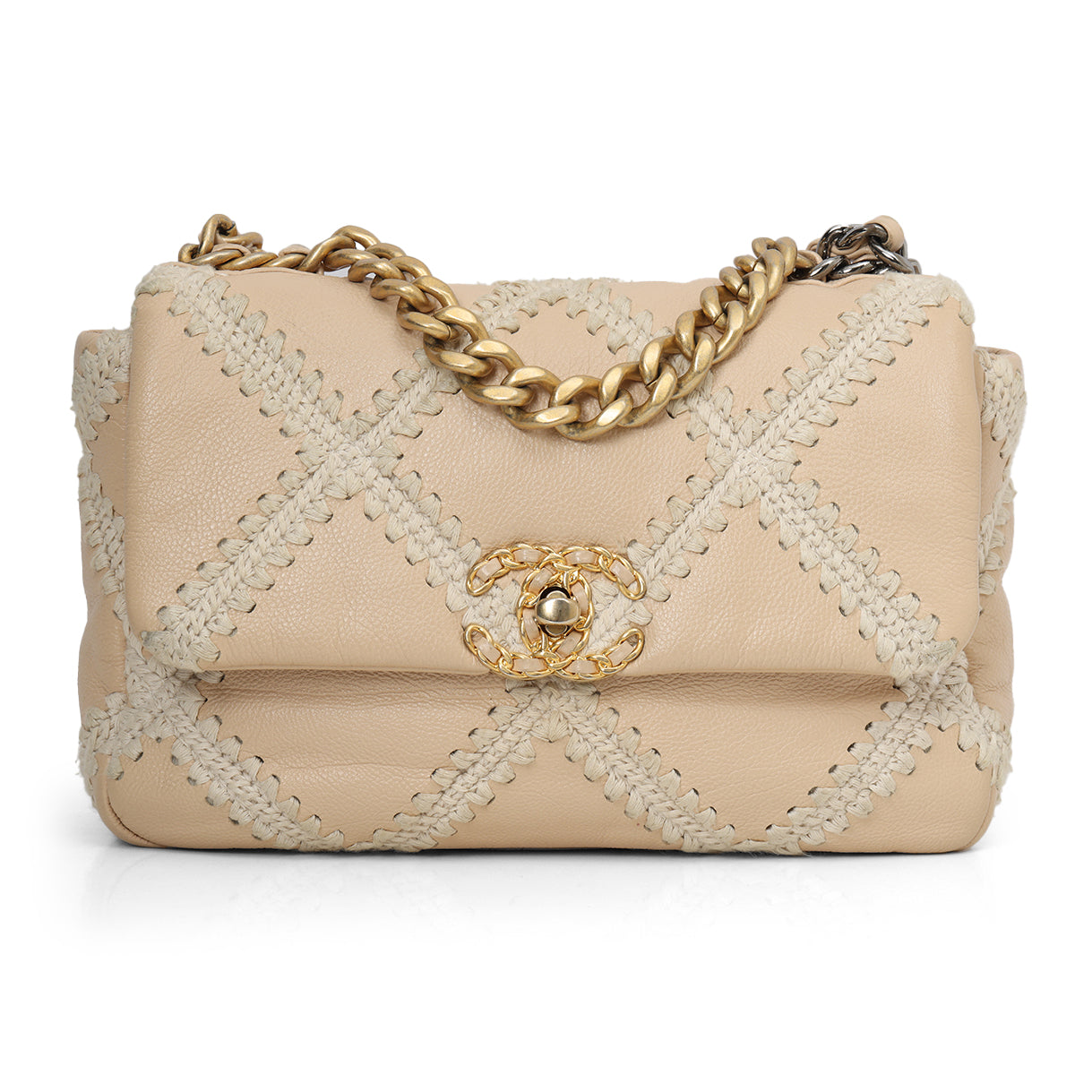 19 Medium Crochet Flap Bag (Limited Edition)