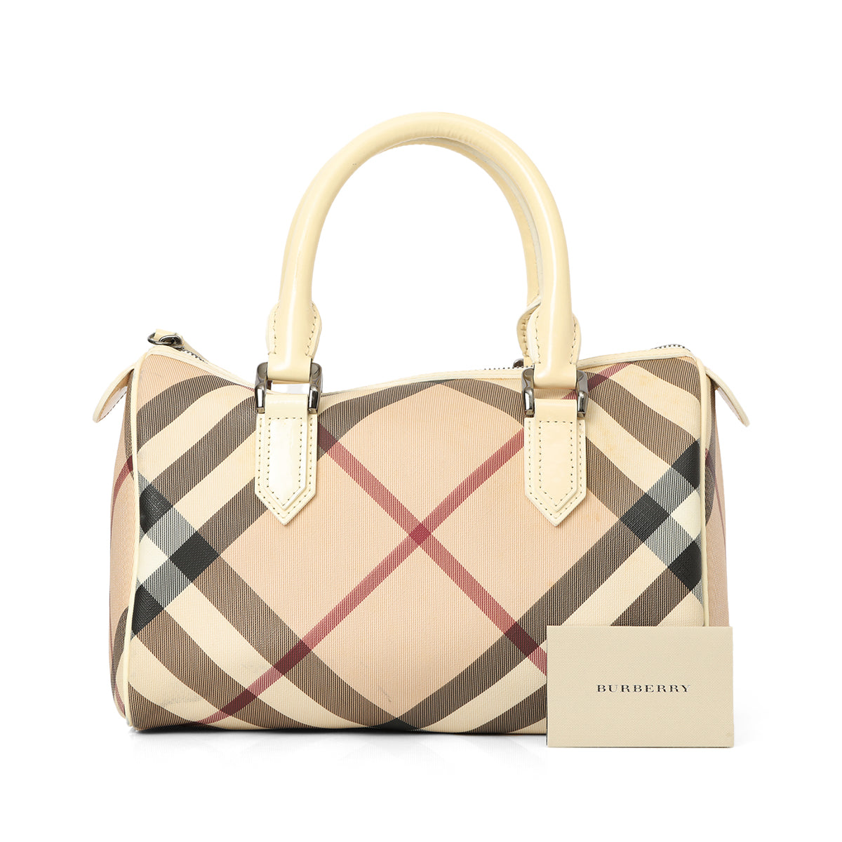Off- White Supernova Check Chester Bowling Bag