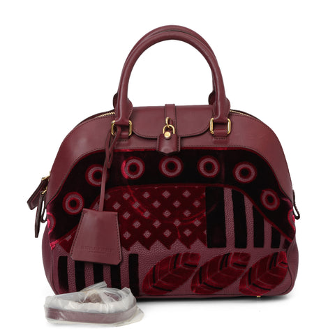 Prorsum Medium Milverton Velvet Bowling Bag