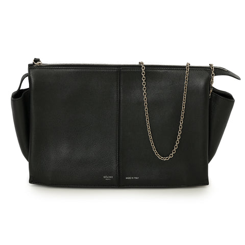 Trifold Chain Clutch Bag