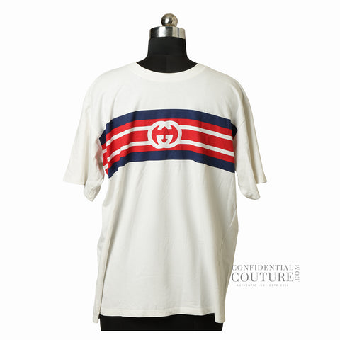 GG Interlocking Graphic T-shirt - Size M