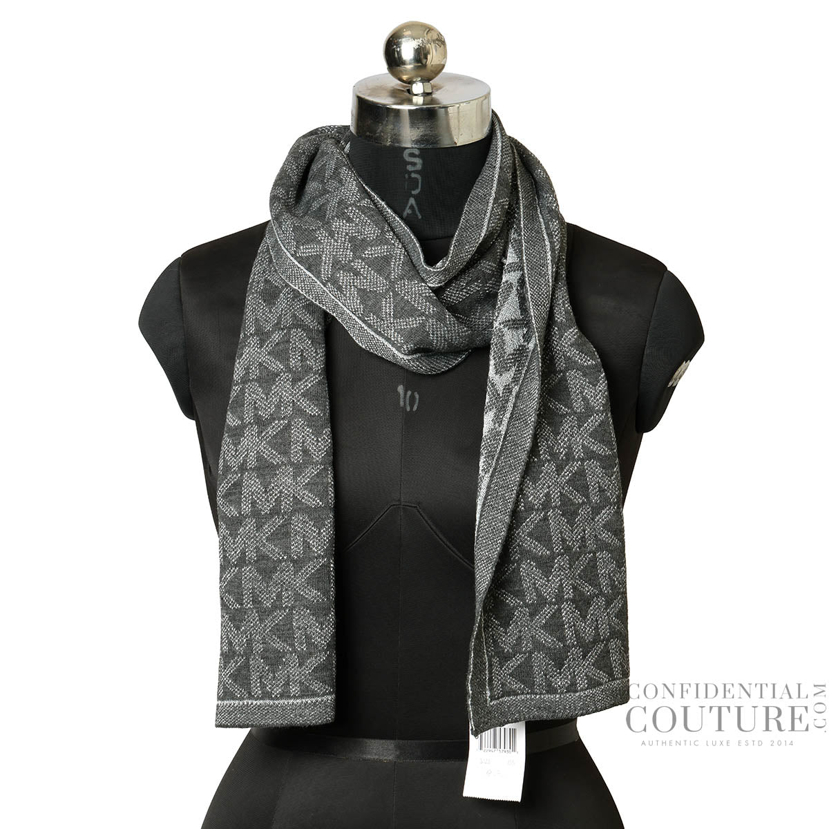 Monogram Print Scarf