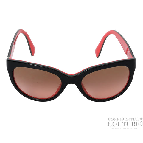 Cat Eye Black/Pink Sunglasses SPR 05P