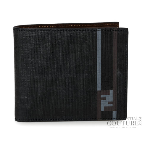 P.Foglio Uomo Zucca Monogram Canvas Bi-Fold Wallet