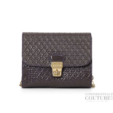 Patent Purple Leather Crossbody