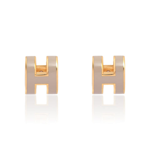 Pop H Marron Glace Earrings